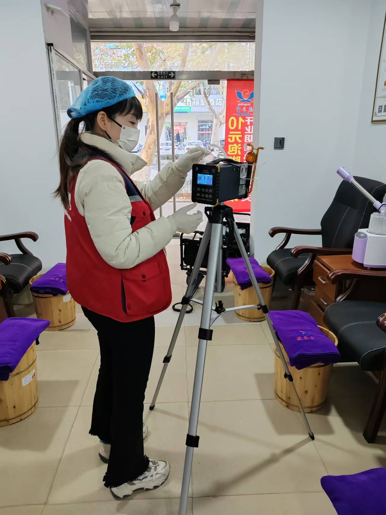 西安足浴店公共场所卫生检测正典环境帮您忙